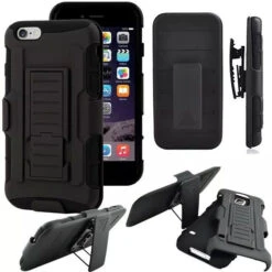 Apple IPhone 4 4S Shockproof Heavy Duty Case Cover Belt Clip Kickstand