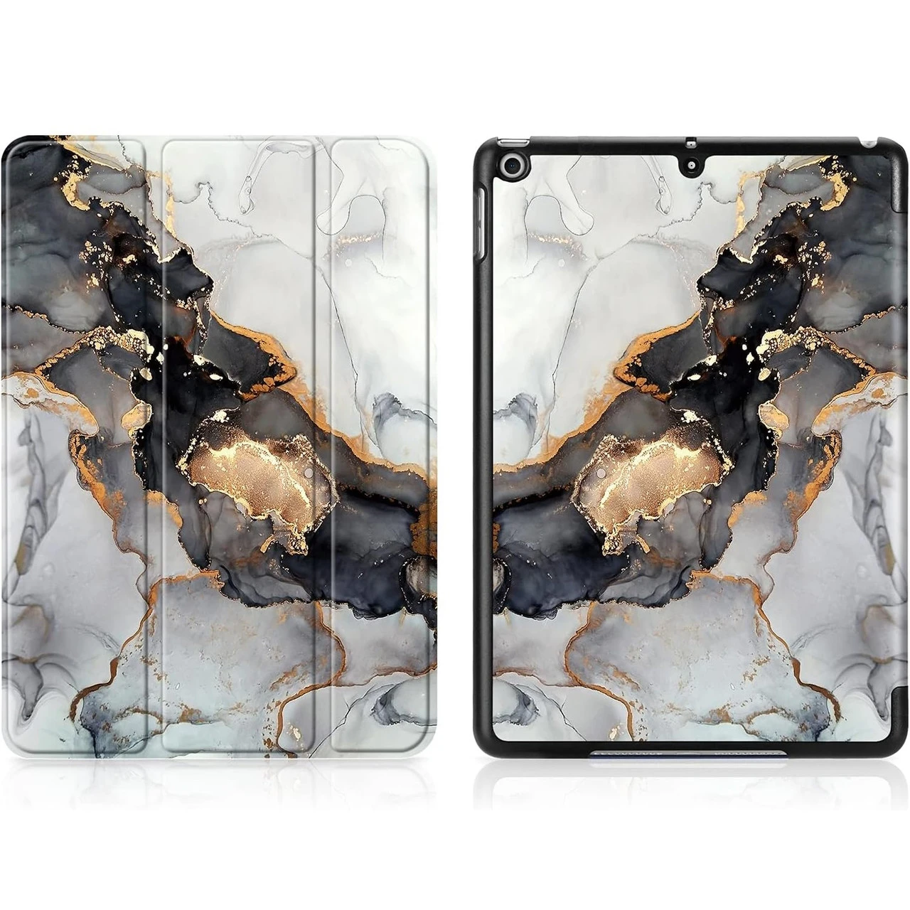 IPad Air 1 Smart Tri-Fold Case Cover Hard Back Apple Air1 Marble 14 IPad Air 1 Smart Tri-Fold Case Cover Hard Back Apple Air1 Marble - Image 14