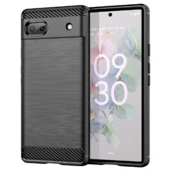 Slim Google Pixel 6a 5G Shockproof Soft Carbon Case Cover Skin