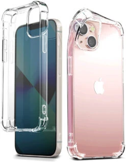 Goospery IPhone 15 Plus Clear Phone Case Shockproof Bumper Cover 2023
