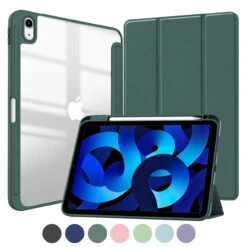 IPad 10.9" 2022 10th Gen Case Cover Clear Back Pencil Holder Apple