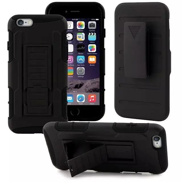 Apple IPhone 5 5S Shockproof Heavy Duty Case Cover Belt Clip Kickstand 2 Apple IPhone 5 5S Shockproof Heavy Duty Case Cover Belt Clip Kickstand - Image 2