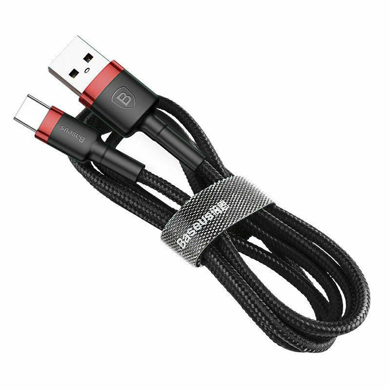 Baseus Cafule USB To Type C TypeC Charging / Data Transfer Cable (1m) 4 Baseus Cafule USB To Type C TypeC Charging / Data Transfer Cable (1m) - Image 4