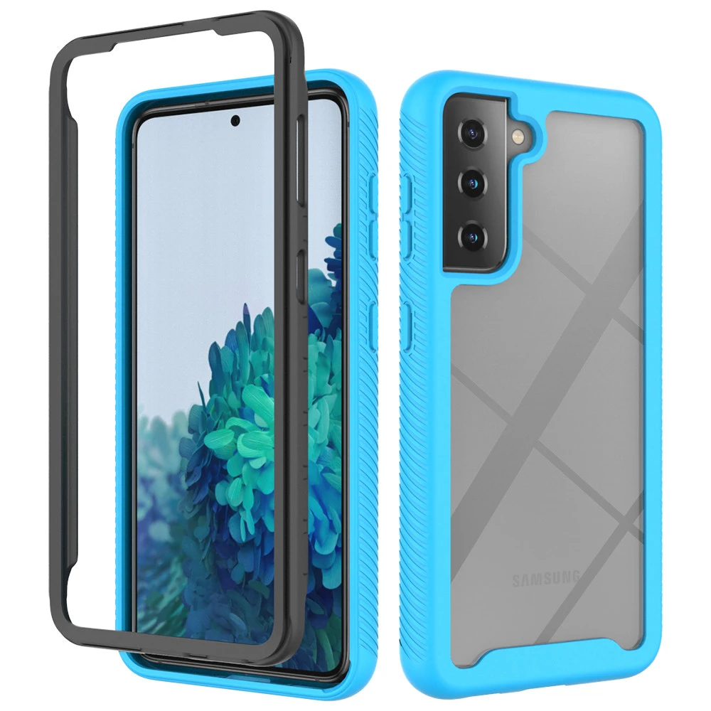 Shockproof Bumper Case Samsung Galaxy S22 5G Clear Back Cover S901 4 Shockproof Bumper Case Samsung Galaxy S22 5G Clear Back Cover S901 - Image 4