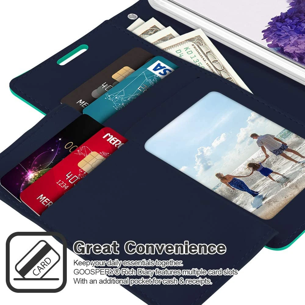 Goospery Samsung Galaxy S10e Wallet Case Cover Extra Card Slots G970 8 Goospery Samsung Galaxy S10e Wallet Case Cover Extra Card Slots G970 - Image 8