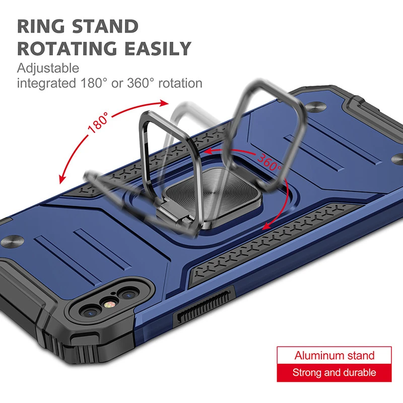 Shockproof IPhone Xs Max Heavy Duty Case Cover Tough Apple Ring XsMax 13 Shockproof IPhone Xs Max Heavy Duty Case Cover Tough Apple Ring XsMax - Image 13