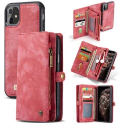 CaseMe 2-in-1 IPhone 11 Detachable Case PU Leather Wallet Cover Apple -Deals MyCaseCovers Store 3 RD 23086.1605783095.1280.1280