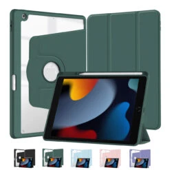 IPad 10.2" 2021 9th Gen 360 Rotate Case Cover Pencil Holder Apple