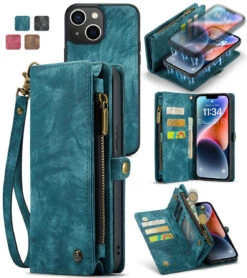 CaseMe 2in1 IPhone 15 Plus Detachable Case Leather Wallet Cover Apple
