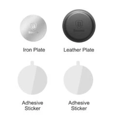 Baseus Metal/Leather Back Plate For Magnetic Car Mount Holder 2-Pack -Deals MyCaseCovers Store 4 38771.1615352471.1280.1280