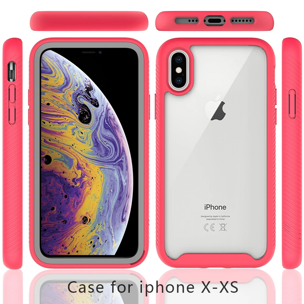 Shockproof Bumper Case IPhone Xs X Clear Back Cover Apple IPhoneXs 9 Shockproof Bumper Case IPhone Xs X Clear Back Cover Apple IPhoneXs - Image 9