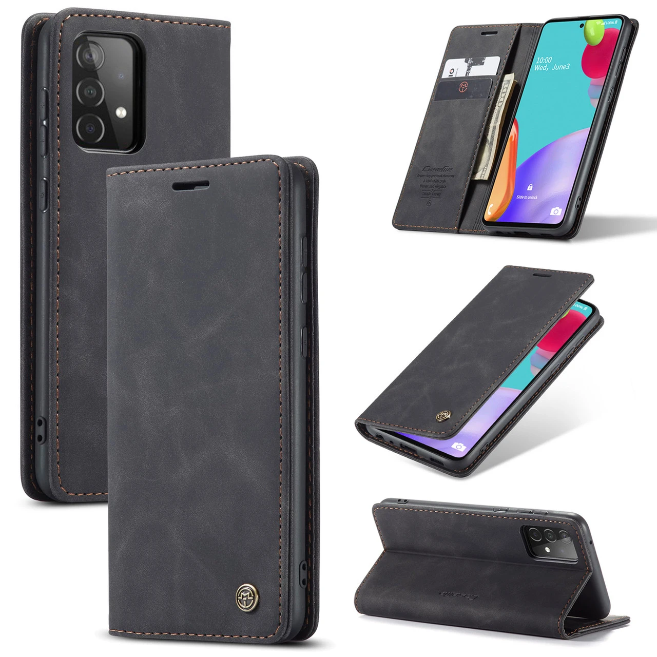 CaseMe Samsung Galaxy A53 5G Classic Leather Case Cover A536 3 CaseMe Samsung Galaxy A53 5G Classic Leather Case Cover A536 - Image 3