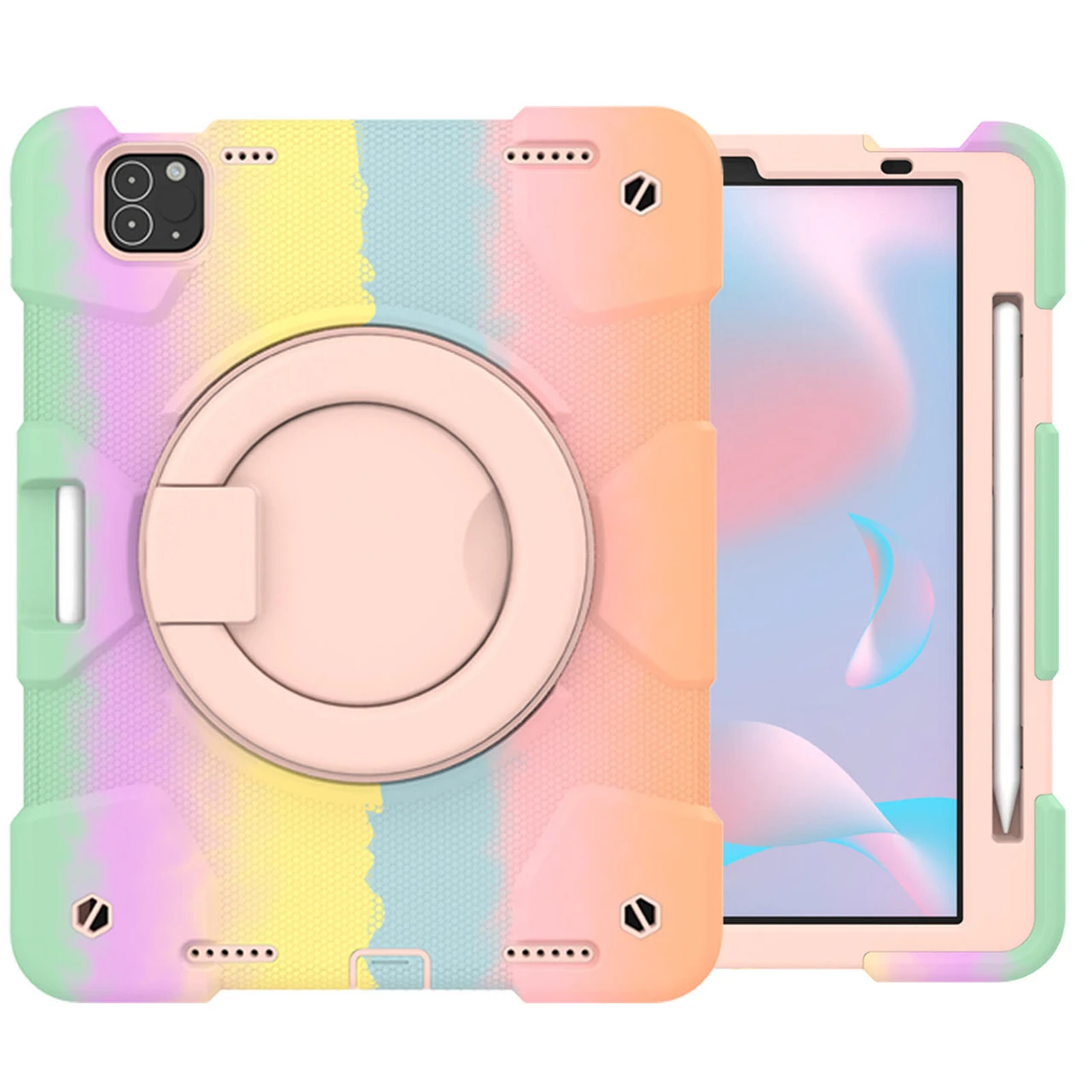 Kids Shockproof IPad Air 5 10.9" 5th Gen Apple Case Cover Colourful 10 Kids Shockproof IPad Air 5 10.9" 5th Gen Apple Case Cover Colourful - Image 10