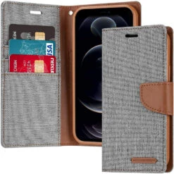 Goospery IPhone 15 Pro Max Canvas Fabric Flip Wallet Case Cover Apple -Deals MyCaseCovers Store 5 gy 79170 57590 39482 34415 50876.1694640886.1280.1280