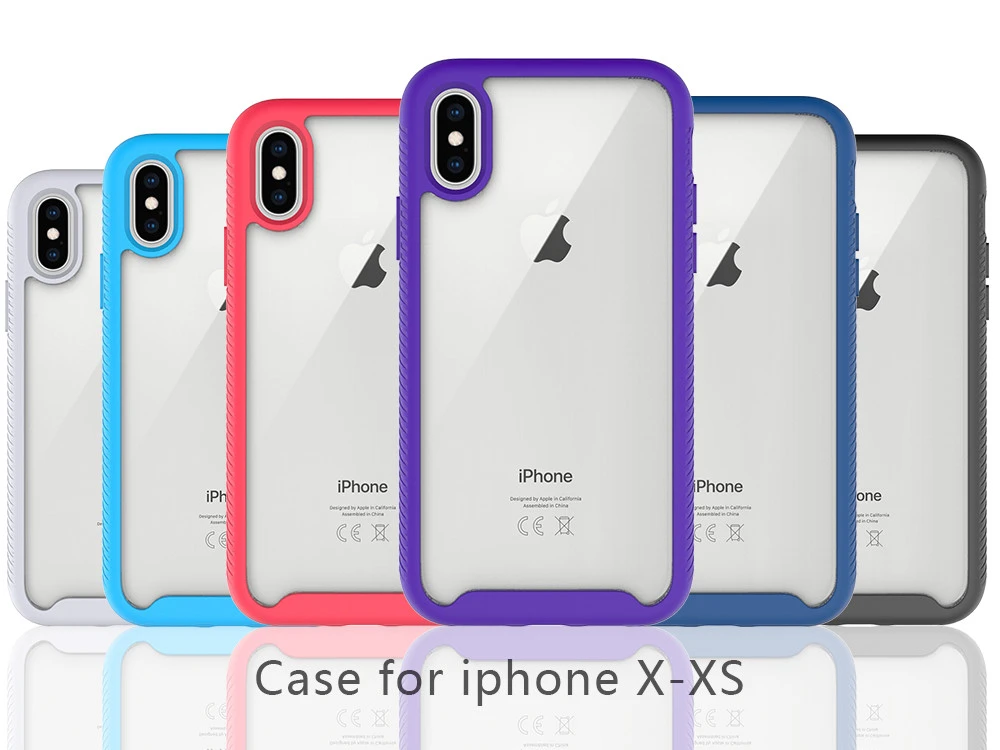 Shockproof Bumper Case IPhone Xs X Clear Back Cover Apple IPhoneXs 8 Shockproof Bumper Case IPhone Xs X Clear Back Cover Apple IPhoneXs - Image 8
