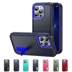 Shockproof IPhone 13 Pro Max Case Cover Heavy Duty With Stand Apple
