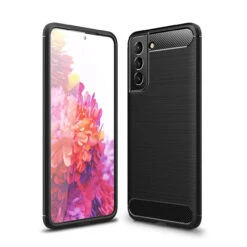 Slim Samsung Galaxy S21 FE 5G Fan Edition Carbon Fibre Soft Case Cover -Deals MyCaseCovers Store 6e990737 5f23 4bdb 9263 cbc8bc3a687e 50854.1642761324.1280.1280