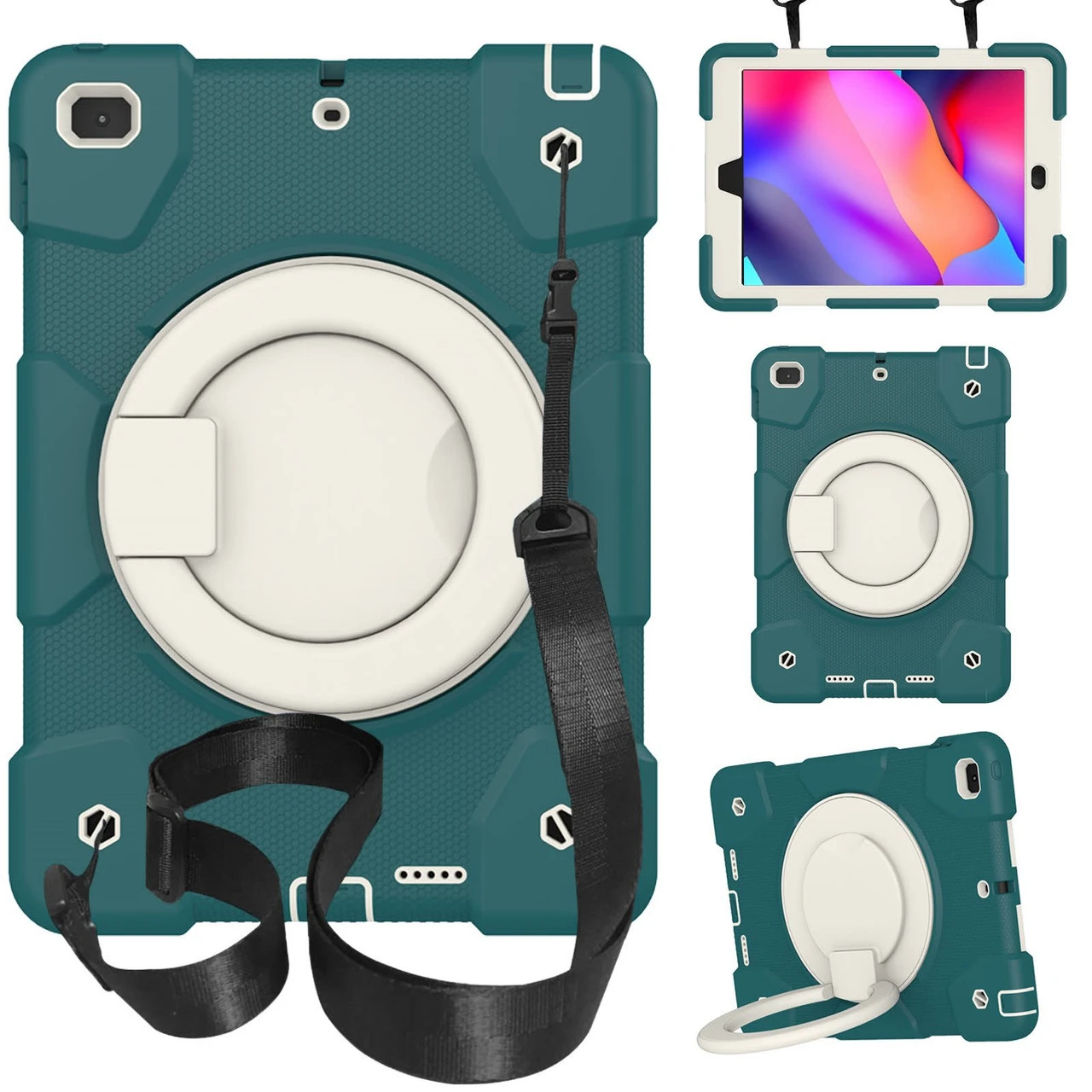 Kids Shockproof Strap IPad 9.7 2017 5th Gen Apple Case Cover Ring 5 Kids Shockproof Strap IPad 9.7 2017 5th Gen Apple Case Cover Ring - Image 5