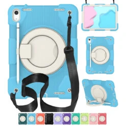 Kids Shockproof Strap IPad 10.9 2022 10th Gen Apple Case Cover Ring