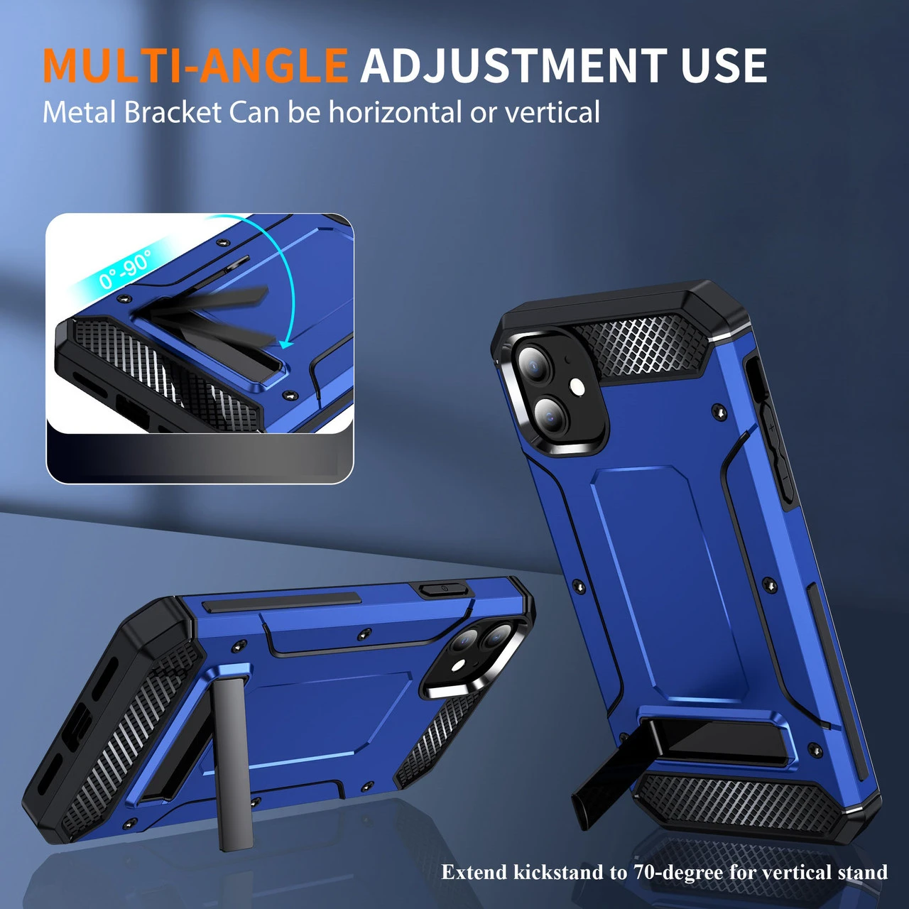 Shockproof IPhone SE 2022 3rd Gen Heavy Duty Case Cover Stand Apple 5 Shockproof IPhone SE 2022 3rd Gen Heavy Duty Case Cover Stand Apple - Image 5