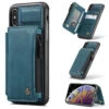 CaseMe Shockproof IPhone Xs Max Leather Case Cover Zipper Wallet Apple