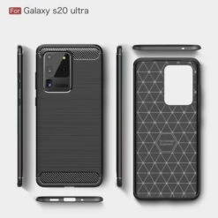 Slim Samsung Galaxy S20 Ultra Carbon Fibre Soft Carbon Case Cover G988 16 Slim Samsung Galaxy S20 Ultra Carbon Fibre Soft Carbon Case Cover G988 -Deals MyCaseCovers Store 9 50675.1591770202.1280.1280