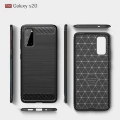 Slim Samsung Galaxy S20 Carbon Fibre Soft Carbon Case Cover S 20 G981 -Deals MyCaseCovers Store 9 87061.1591769840.1280.1280