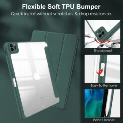 IPad Pro 11" (2nd Gen) 2020 Case Cover Clear Back Pencil Holder Apple -Deals MyCaseCovers Store 9ed33a45 9f61 41e3 bfab f26eec6251c3 26416.1674746912.1280.1280