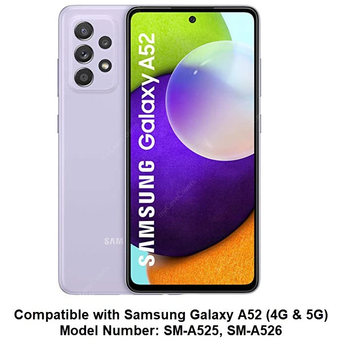 Folio Case Samsung Galaxy A52 4G 5G PU Leather Cover Phone A525 A526 2 Folio Case Samsung Galaxy A52 4G 5G PU Leather Cover Phone A525 A526 - Image 2