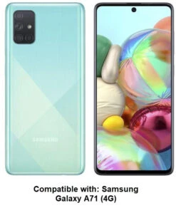 CaseMe Samsung Galaxy A71 4G Classic Leather Folio Case Cover A715 -Deals MyCaseCovers Store A71 88756.1605368729.1280.1280