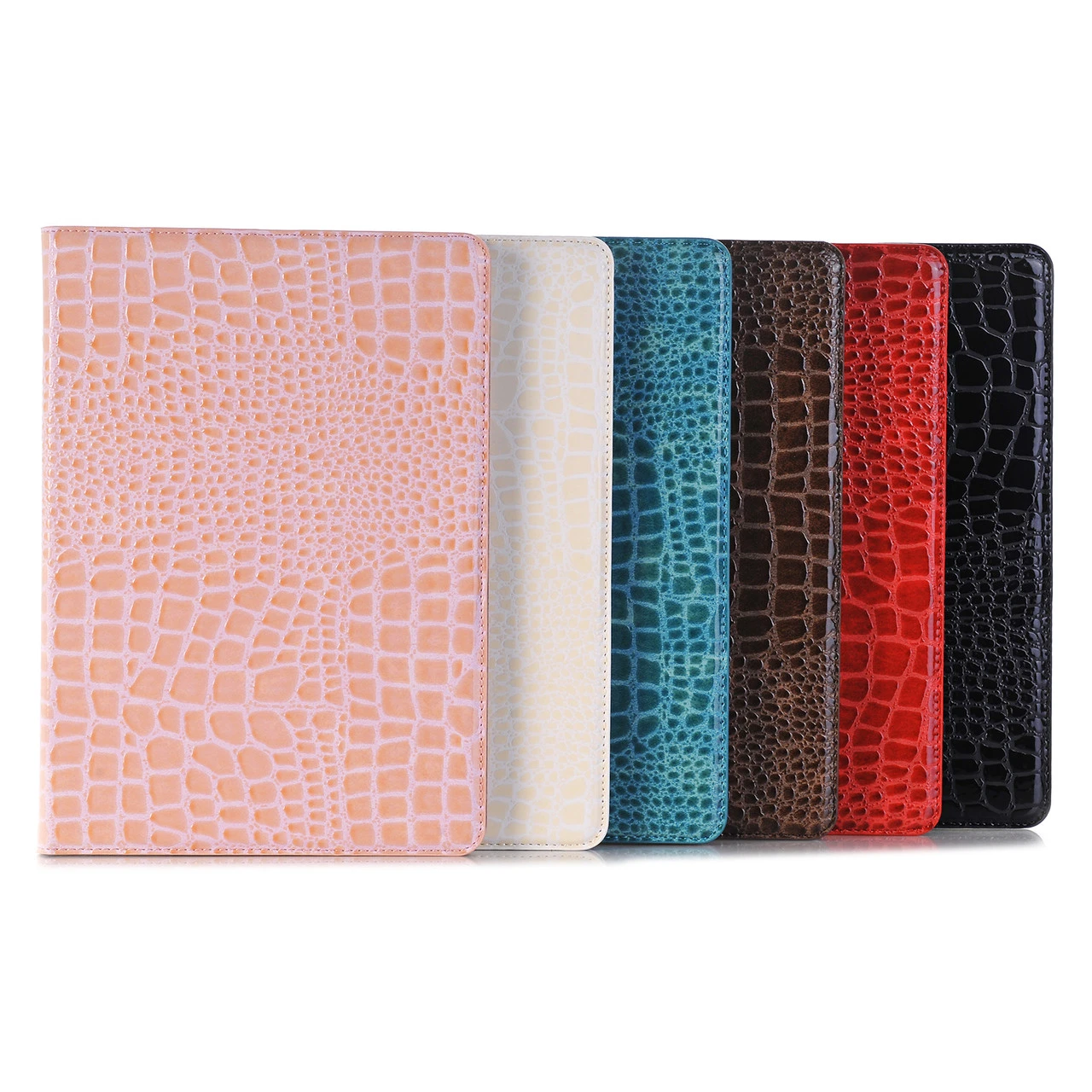 IPad 10.2" 2019 7th Gen Croc-Style Leather Apple Case Cover IPad7 3 IPad 10.2" 2019 7th Gen Croc-Style Leather Apple Case Cover IPad7 - Image 3