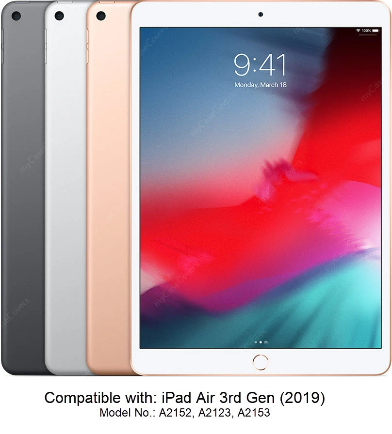 IPad Air 3 10.5 2019 Smart Folio Leather Case Cover Apple Air3 3rd Gen 2 IPad Air 3 10.5 2019 Smart Folio Leather Case Cover Apple Air3 3rd Gen - Image 2