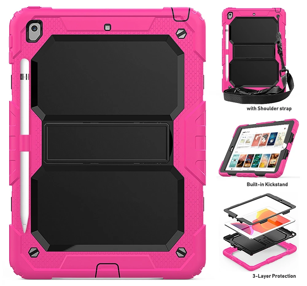 IPad 10.2" 2021 9th Gen Strap Case Cover Apple IPad9 Kids Shockproof 15 IPad 10.2" 2021 9th Gen Strap Case Cover Apple IPad9 Kids Shockproof - Image 15