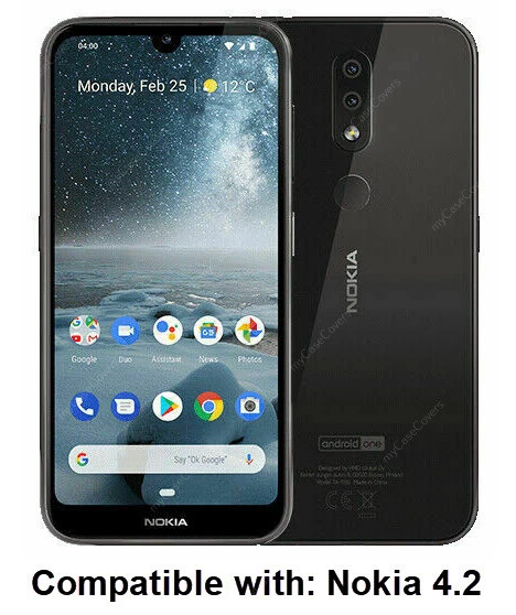 Folio Case For Nokia 4.2 Leather Mobile Phone Handset Case Cover 2 Folio Case For Nokia 4.2 Leather Mobile Phone Handset Case Cover - Image 2