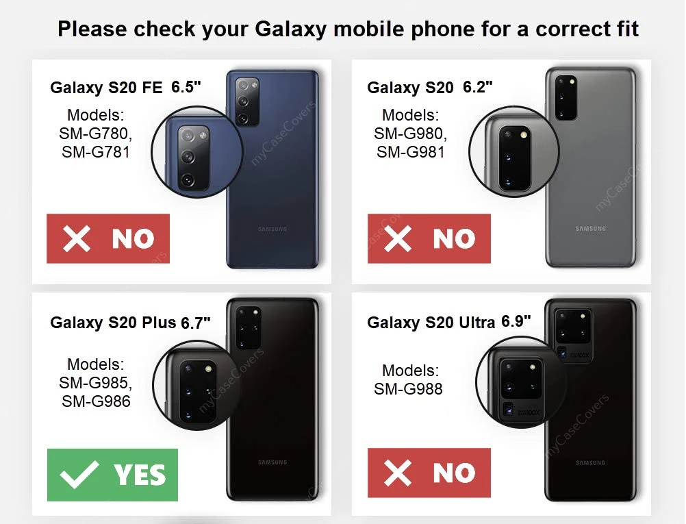 CaseMe Samsung Galaxy S20+ Plus Classic Leather Folio Case Cover G985 2 CaseMe Samsung Galaxy S20+ Plus Classic Leather Folio Case Cover G985 - Image 2