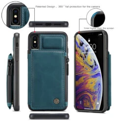 CaseMe Shockproof IPhone X Xs Leather Case Cover Zipper Wallet Apple -Deals MyCaseCovers Store a2e84e5f ef54 4251 b34f ad6c8fa6ea1a 61411.1606307721.1280.1280