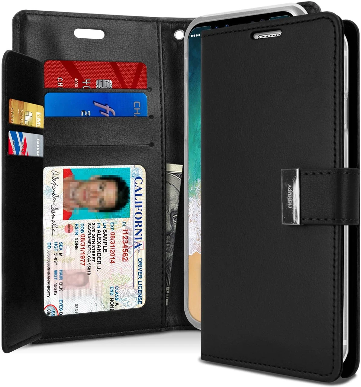 Goospery Samsung Galaxy S10e Wallet Case Cover Extra Card Slots G970 1 Goospery Samsung Galaxy S10e Wallet Case Cover Extra Card Slots G970