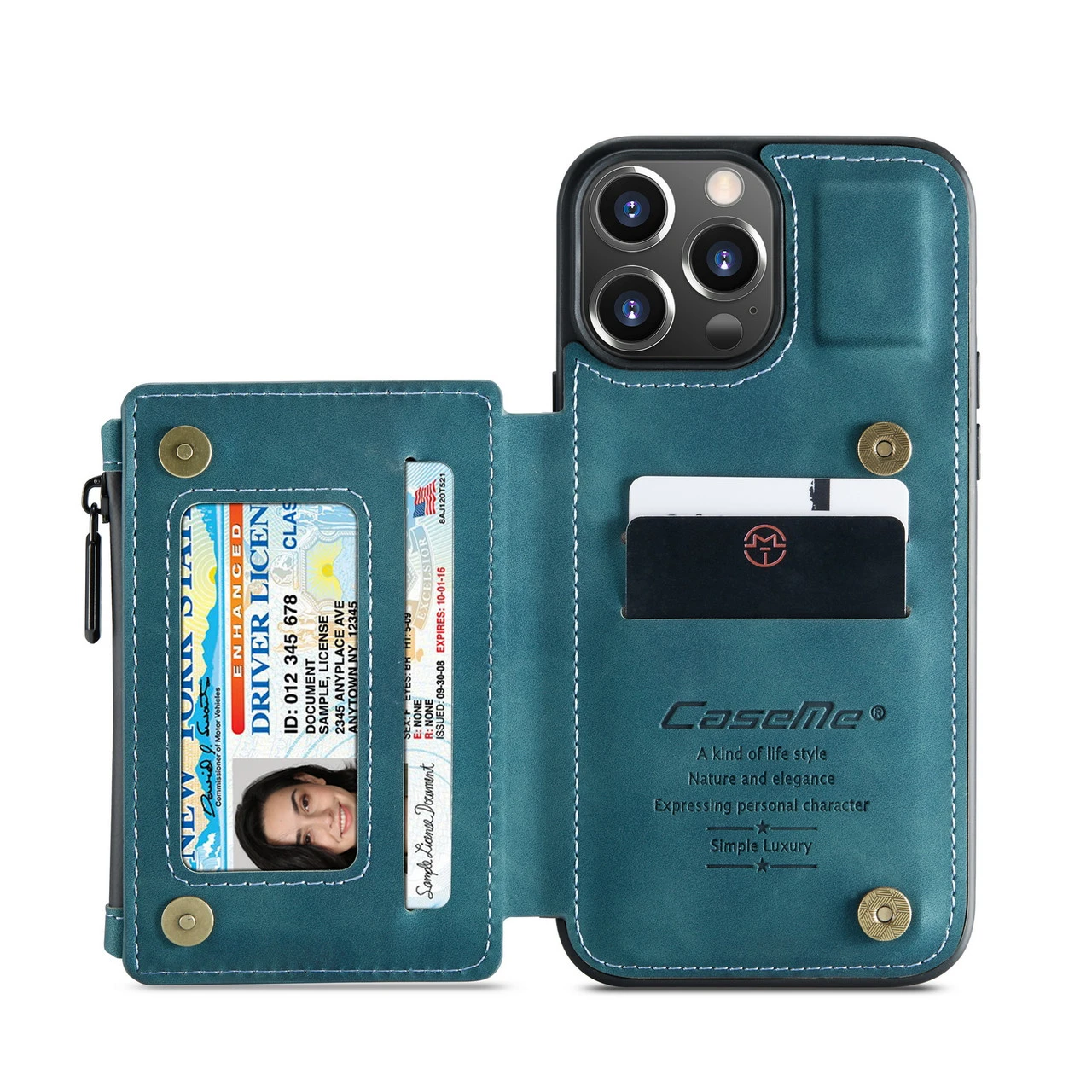 CaseMe Shockproof IPhone 14 Pro Leather Case Cover Wallet Apple 2022 14 CaseMe Shockproof IPhone 14 Pro Leather Case Cover Wallet Apple 2022 - Image 14