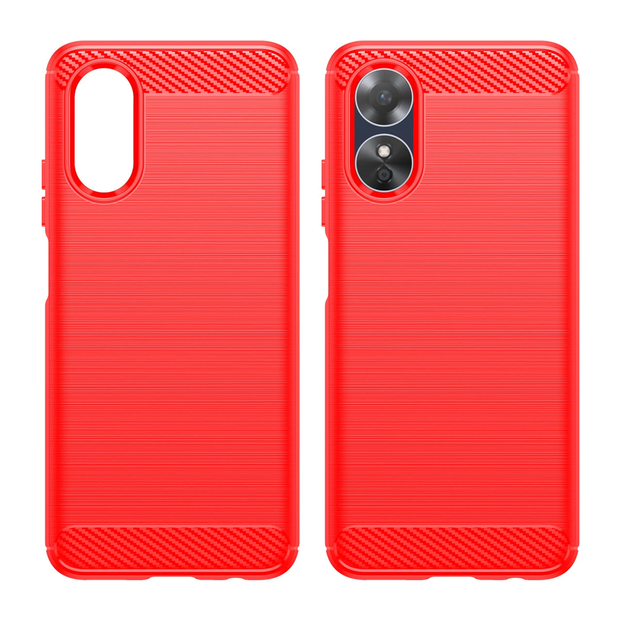 Slim OPPO A17 4G Shockproof Soft Carbon Case Cover Skin 14 Slim OPPO A17 4G Shockproof Soft Carbon Case Cover Skin - Image 14