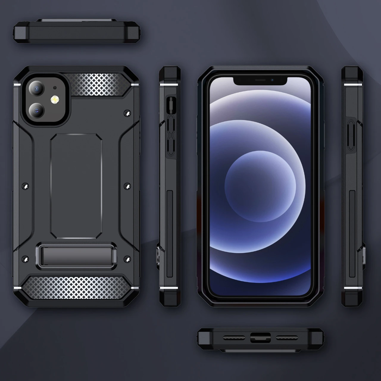 Shockproof IPhone 7 8 Heavy Duty Case Cover Stand Tough Apple IPhone8 8 Shockproof IPhone 7 8 Heavy Duty Case Cover Stand Tough Apple IPhone8 - Image 8