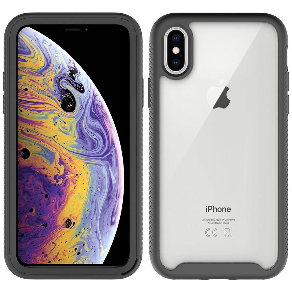 Shockproof Bumper Case IPhone Xs X Clear Back Cover Apple IPhoneXs 3 Shockproof Bumper Case IPhone Xs X Clear Back Cover Apple IPhoneXs - Image 3