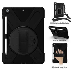 Heavy Duty Strap IPad 10.2 2021 9th Gen Apple Shockproof Case Cover -Deals MyCaseCovers Store bk 0 01598 02546 92340.1632040550.1280.1280