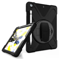 Heavy Duty Strap IPad 10.2 2021 9th Gen Apple Shockproof Case Cover -Deals MyCaseCovers Store bk 2 27437 49872 94106.1632040550.1280.1280
