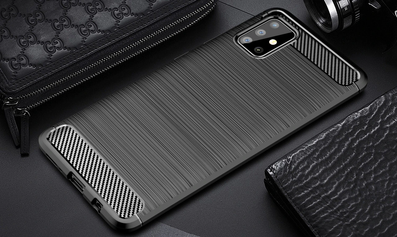 Slim Samsung Galaxy A71 4G Carbon Fibre Soft Carbon Case Cover A715 9 Slim Samsung Galaxy A71 4G Carbon Fibre Soft Carbon Case Cover A715 - Image 9