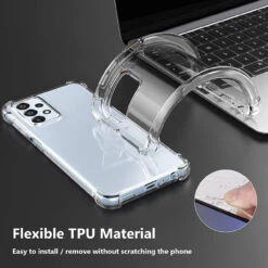 Samsung Galaxy A53 Clear TPU Phone Case Shockproof Bumper Cover A536 -Deals MyCaseCovers Store c8e21c7f d595 436e a209 50e9147a79d7 05674.1667220107.1280.1280