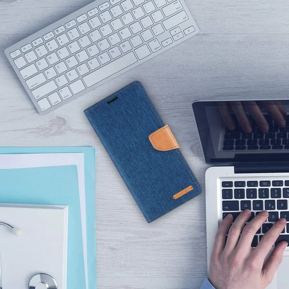 Goospery IPhone 13 Canvas Fabric Flip Wallet Case Cover Apple IPhone13 14 Goospery IPhone 13 Canvas Fabric Flip Wallet Case Cover Apple IPhone13 - Image 14