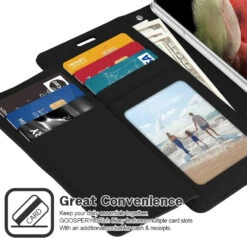Goospery Samsung Galaxy S21 Ultra 4G 5G Wallet Case Cover Extra Slots -Deals MyCaseCovers Store cab28bdf 46ff 4758 b2df 319388109806 48365.1617774408.1280.1280