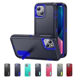 Shockproof IPhone 15 Case Cover Heavy Duty With Stand Apple IPhone15