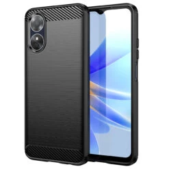 Slim OPPO A17 4G Shockproof Soft Carbon Case Cover Skin