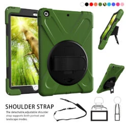 Heavy Duty Hand Strap IPad 2 3 4 Apple Shockproof Tough Case Cover -Deals MyCaseCovers Store dg 48396.1538908713.1280.1280
